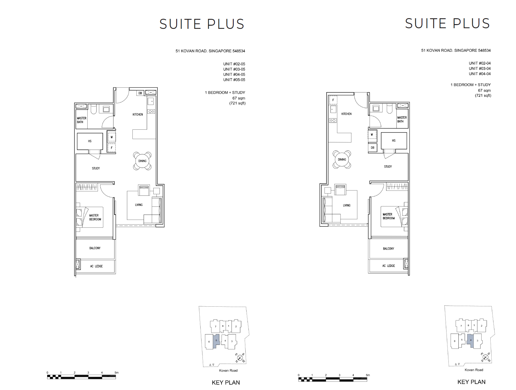 Kovan Jewel 1 Bedroom Floor Plan 1